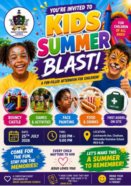 kid summer blast July25